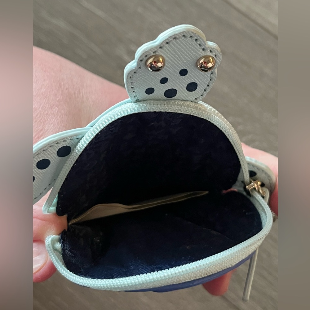 Kate Spade RARE Limited Edition Turtle Coin Pouch/Keychain - Picture 8 of 12
